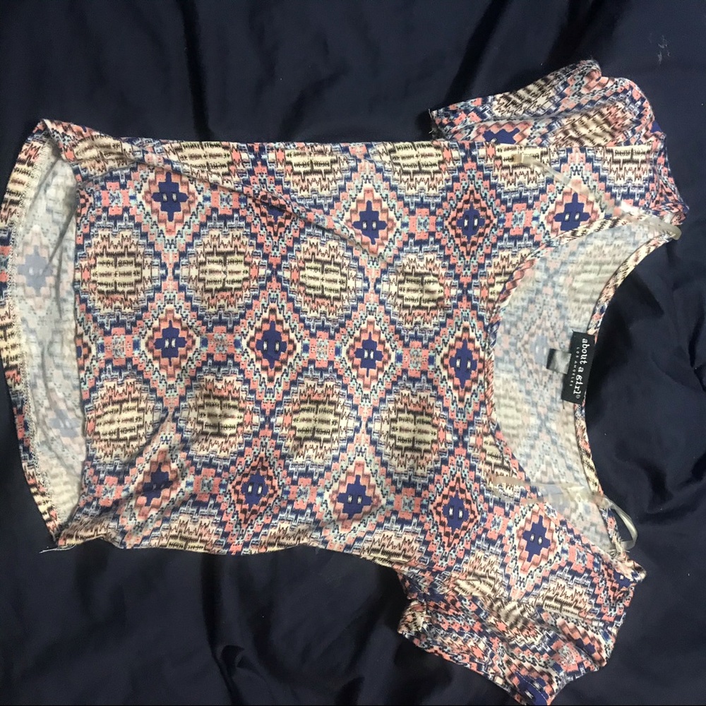Silky stretch crop top
